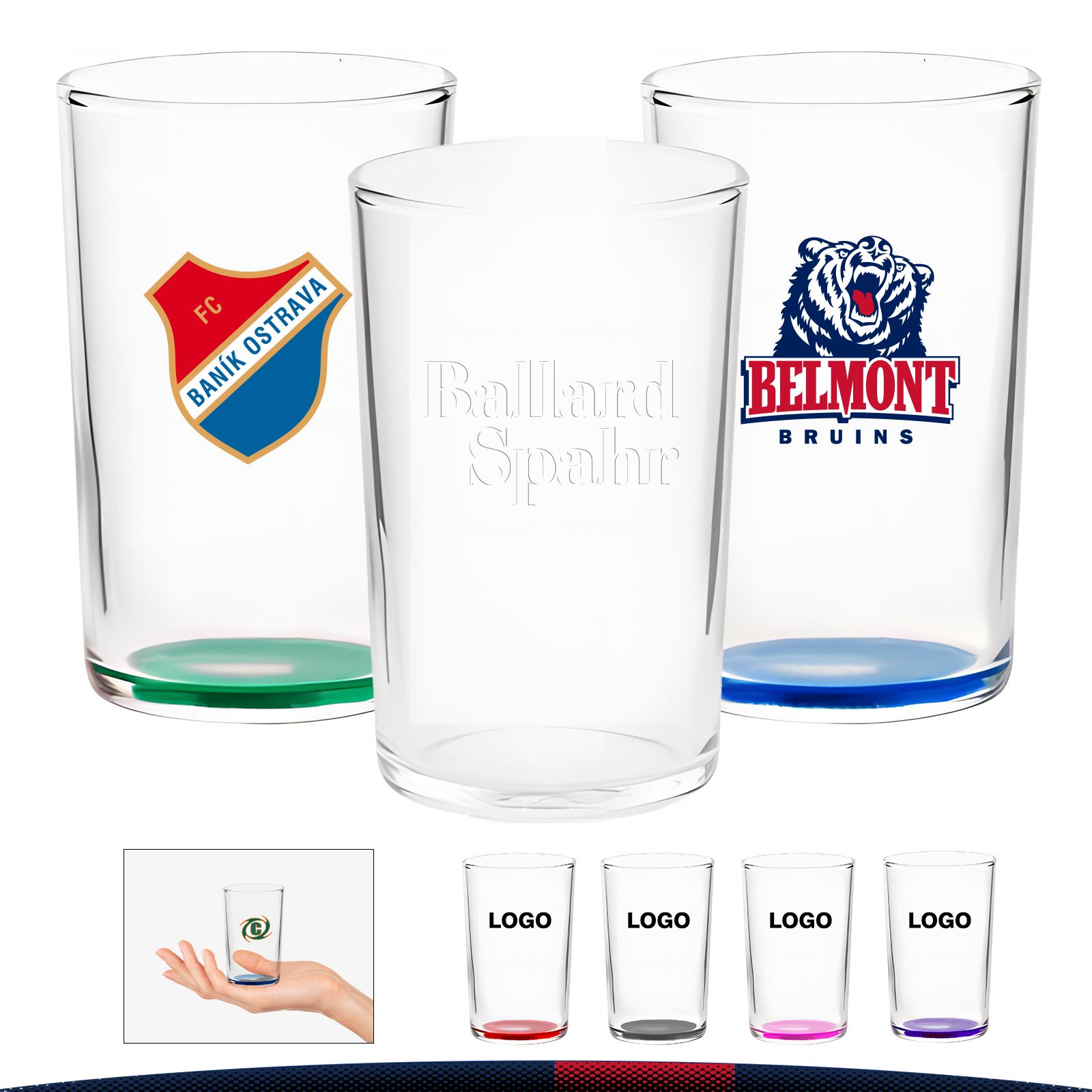 The Libby Straight 5 oz. Clear Tasting Sampler Glass - Screenprinted